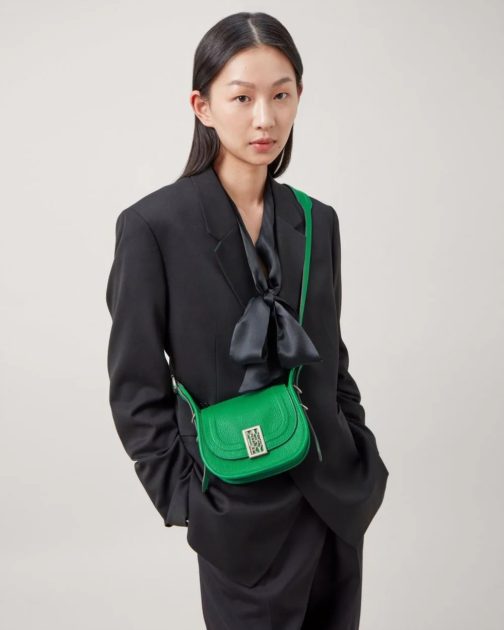 Mini Sadie Satchel  Goat Printed Leather - Mulberry