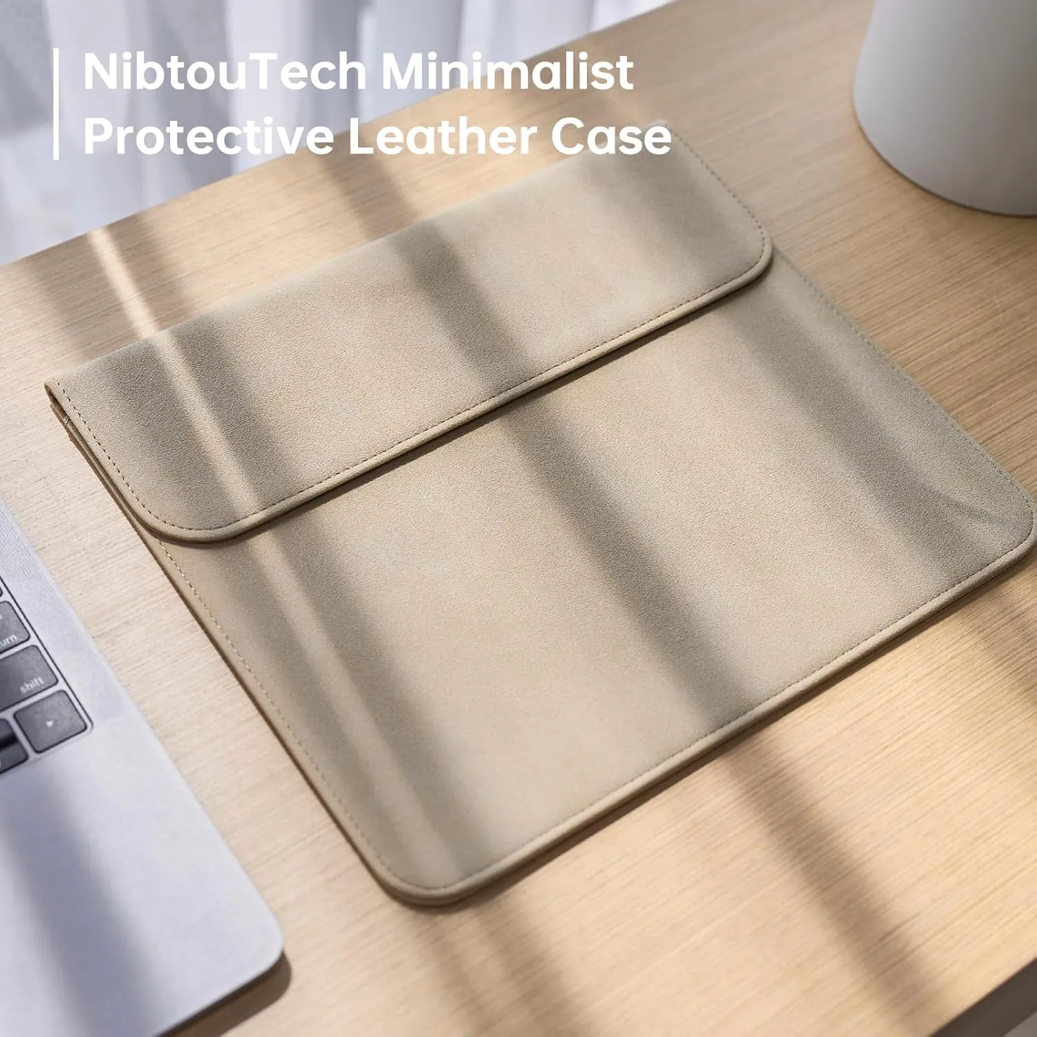 Minimalistic Protective Case - (Magnetic Closure, Scratch-Resistant, Water-Resistant,Pen Holder Design) Tablet Sleeve Case for 10.2" Tablet Device and 10.3" Remarkable 2. (Khaki)