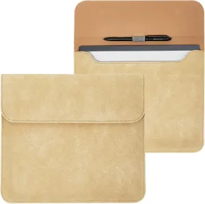 Minimalistic Protective Case - (Magnetic Closure, Scratch-Resistant, Water-Resistant,Pen Holder Design) Tablet Sleeve Case for 10.2" Tablet Device and 10.3" Remarkable 2. (Khaki)
