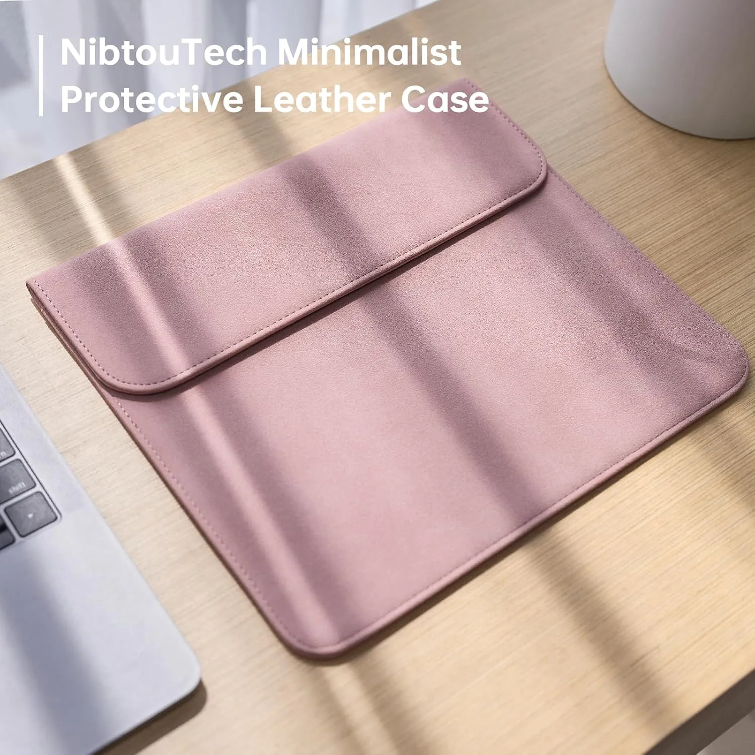 Minimalistic Protective Case - (Magnetic Closure, Scratch-Resistant, Water-Resistant,Pen Holder Design) Tablet Sleeve Case for 10.2" Tablet Device and 10.3" Remarkable 2. (Pink)