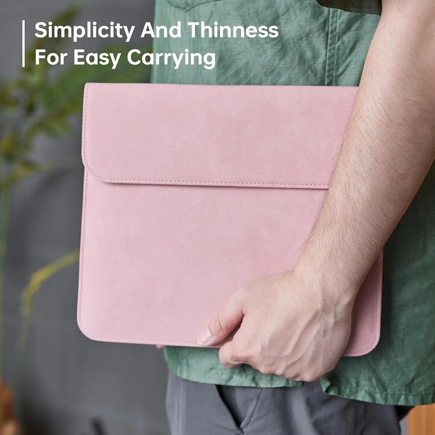 Minimalistic Protective Case - (Magnetic Closure, Scratch-Resistant, Water-Resistant,Pen Holder Design) Tablet Sleeve Case for 10.2" Tablet Device and 10.3" Remarkable 2. (Pink)