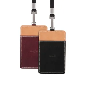 Moshi Badge Holder Vegan Leather Travel Accessory