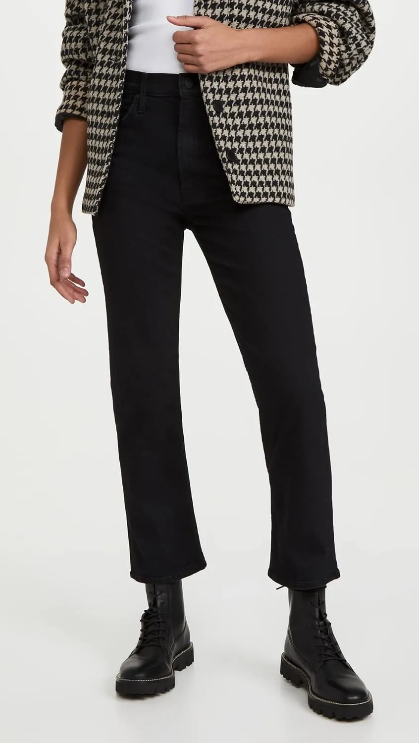 MOTHER Women's High Waisted Rider Ankle Jeans