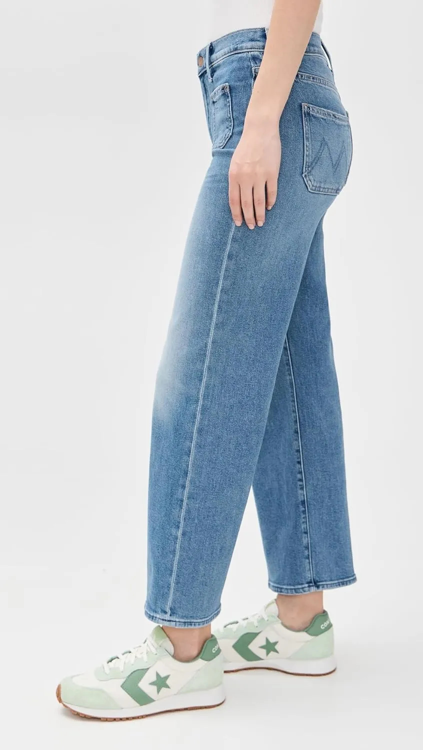 MOTHER Women's Patch Pocket Mid Rise Maven Ankle Jeans