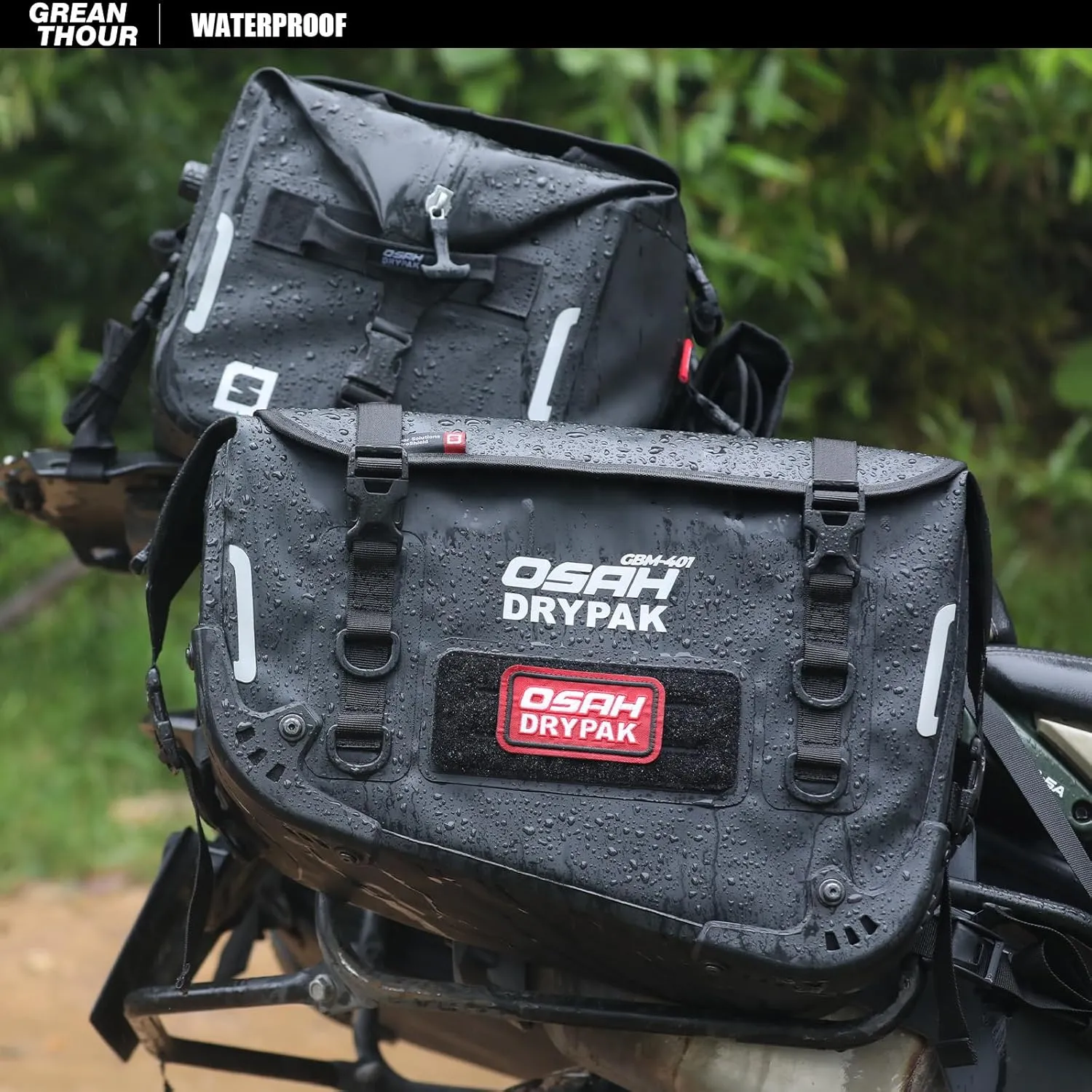 Motocycle Saddlebags,Waterproof Dry Travel Luggage,Moto Side Shoulder Bags,Large Capacity Saddle Bags Motorcycles, Universal Motorcycle Accessories,1 Pair