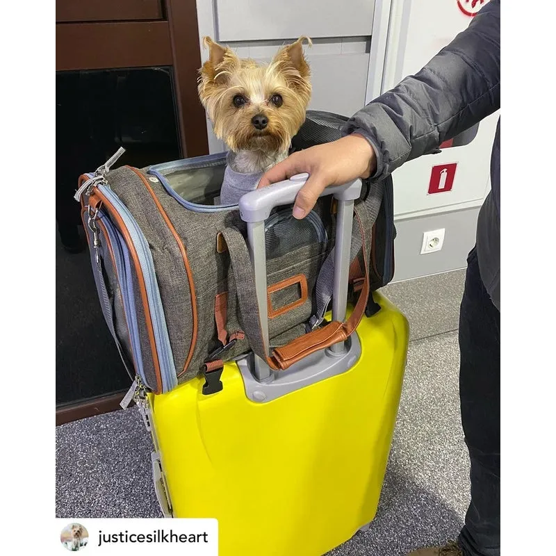 Mr. Peanut's Gold Series Standard Size Airline Compliant Expandable Pet Carrier