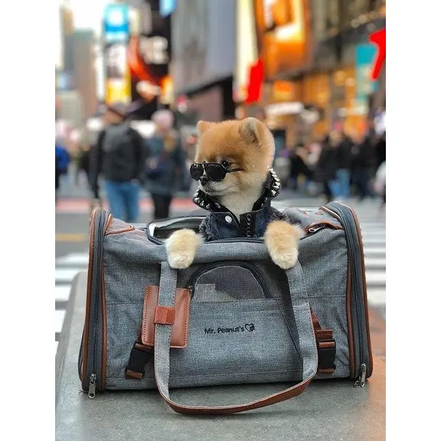 Mr. Peanut's Gold Series Standard Size Airline Compliant Expandable Pet Carrier