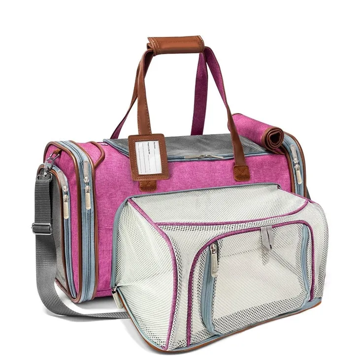 Mr. Peanut's Gold Series Standard Size Airline Compliant Expandable Pet Carrier