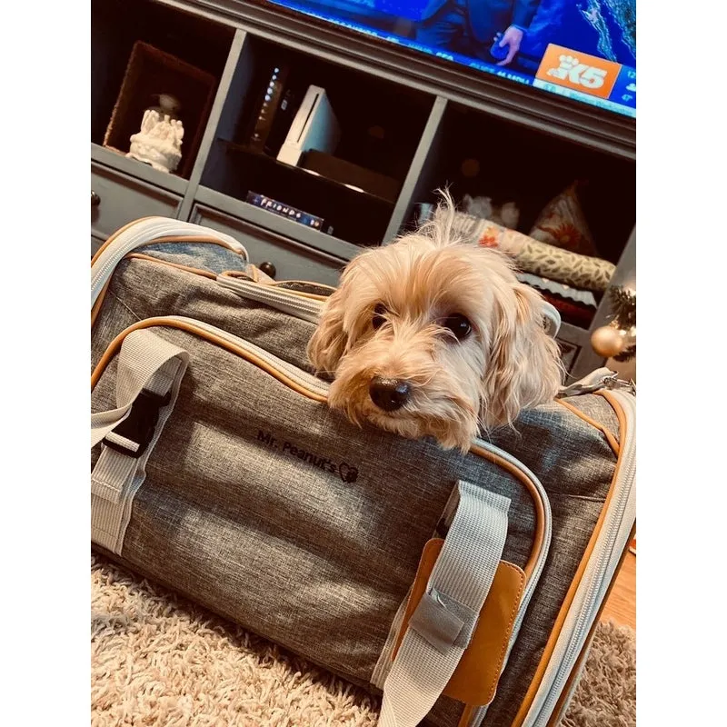 Mr. Peanut's Gold Series Standard Size Airline Compliant Expandable Pet Carrier
