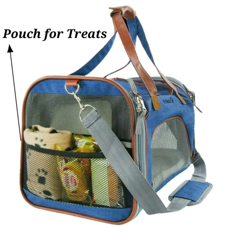 Mr. Peanut's Gold Series Standard Size Airline Compliant Expandable Pet Carrier