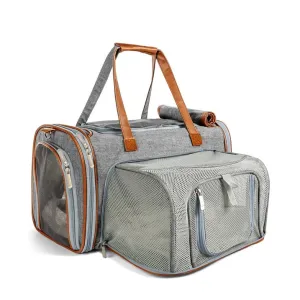 Mr. Peanut's Gold Series Standard Size Airline Compliant Expandable Pet Carrier