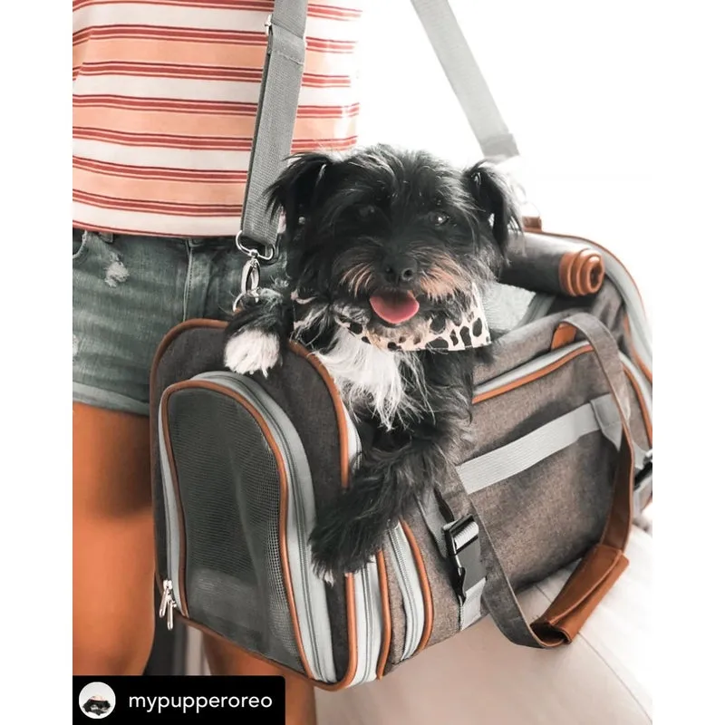 Mr. Peanut's Gold Series Standard Size Airline Compliant Expandable Pet Carrier