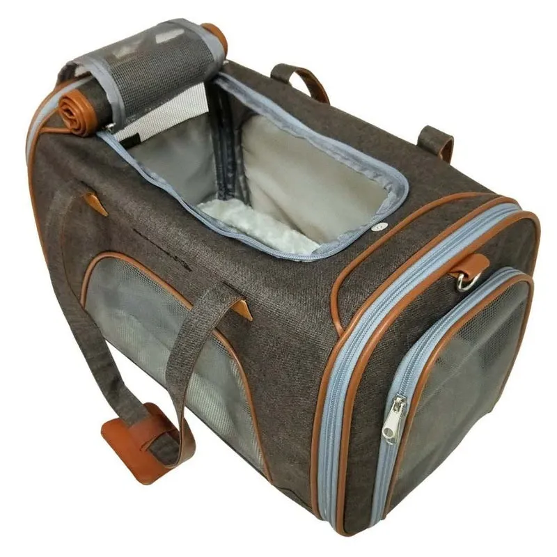 Mr. Peanut's Gold Series Standard Size Airline Compliant Expandable Pet Carrier