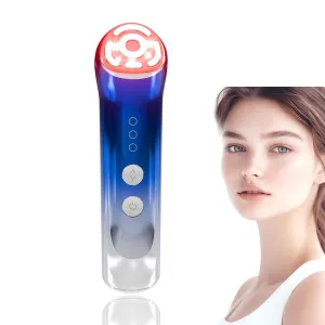 Multi-function Facial Device, Home Use Facial Massager, Red & Blue Light Facial Tool, Skin Care Tool