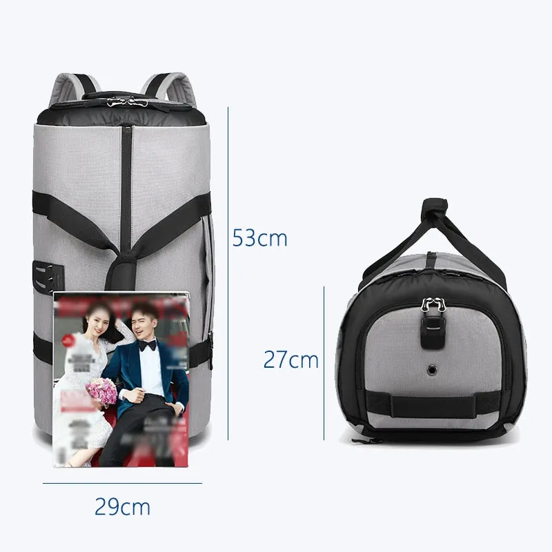 Multifunction Large Capacity Men Travel Bag