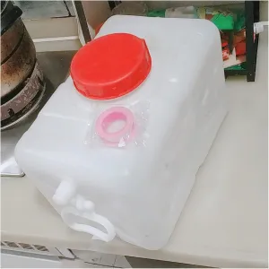 NAKAN Large 25L/30L/47L/75L/110L/150L/200L Plastic Water Container with Faucet, Portable Water Tank for Camping, Hiking, Outdoor(Color:25L)