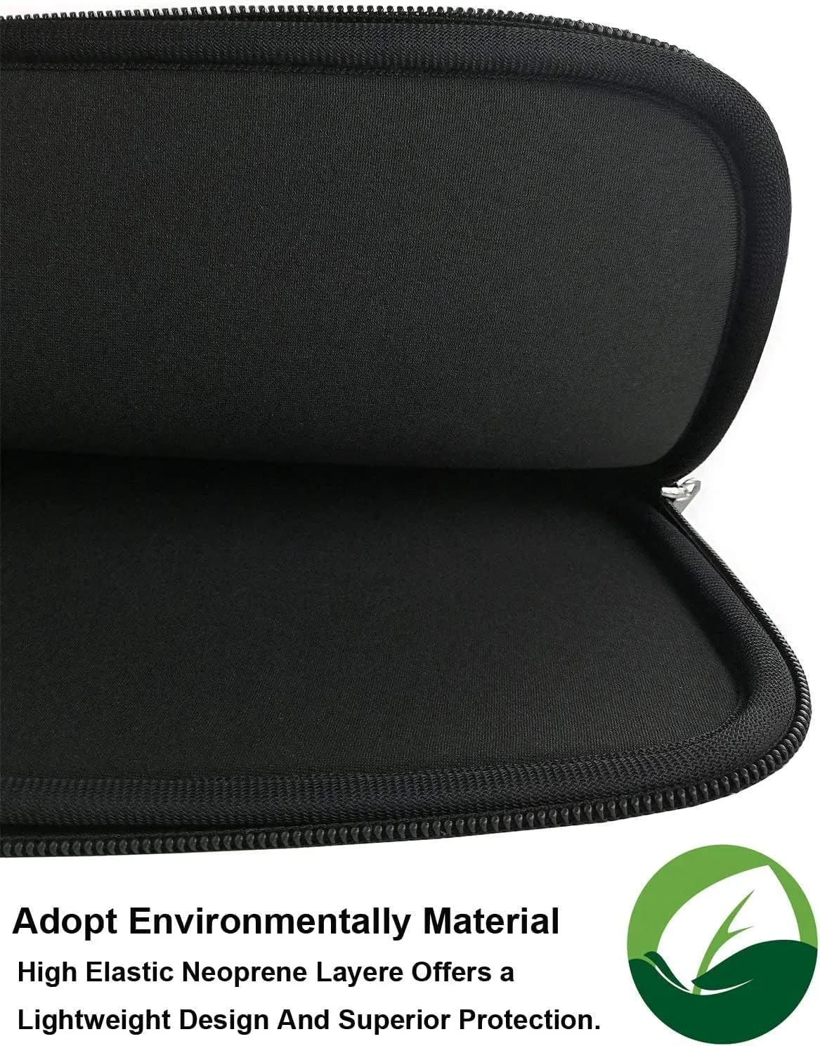 Naukay 15 Inch Neoprene Laptop Sleeve/Case, Shockproof, Water Resistant, Minimalist, Compatible with 15.4 inch Laptops, Personal Protection and Carrying, Envelope Form Factor