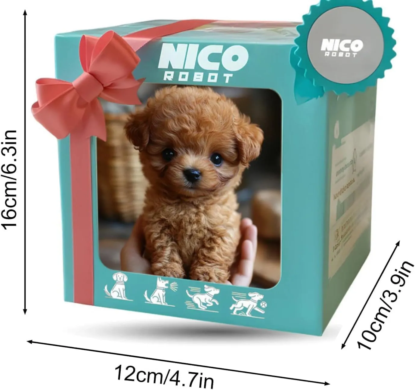 New AI Robot Dog,Robot Puppy That Acts Like a Real Puppy,My Realistic Robotic Puppies,Interactive Robotic Pet That Sits,Barks,Walks & Runs Tail Wagging Like a Real Dog (5)