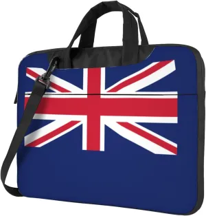 New Zealand Flag Laptop Bag, Multifunctional Shoulder Messenger Bag, 14.96 Inch Long Computer Case, Briefcase Handbag Shoulder Bag
