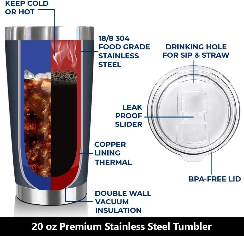 NewEleven Fathers Day Gift For Grandpa - Grandpa Gifts, Birthday Gifts For Grandfather, Papa - Grandfather Gift Ideas From Granddaughter, Grandson, Kids - 20 Oz Tumbler