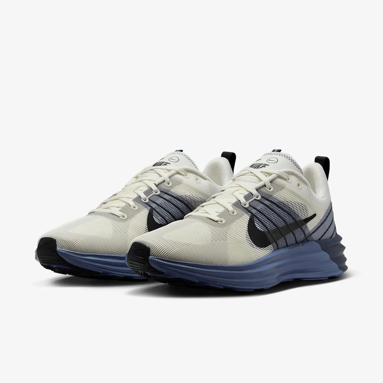 Nike Lunar Roam Men's Shoes (DV2440-103, Sail/Diffused Blue/College Navy/Black)