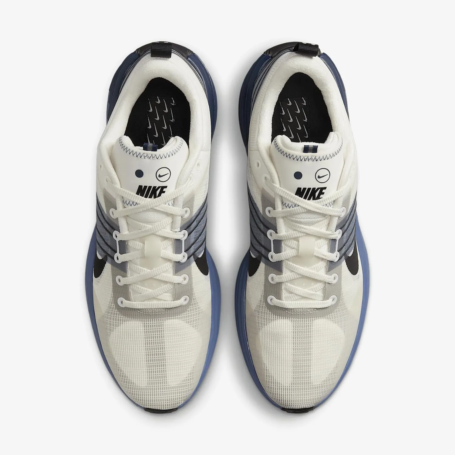 Nike Lunar Roam Men's Shoes (DV2440-103, Sail/Diffused Blue/College Navy/Black)