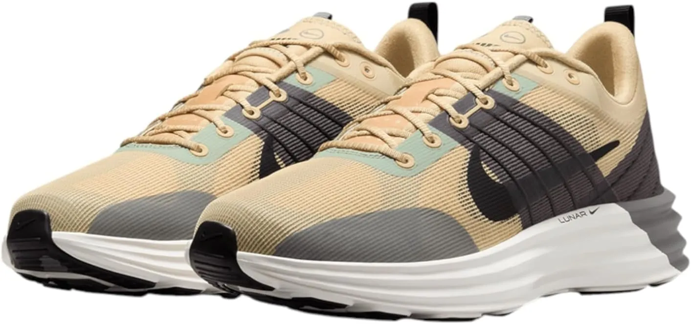 Nike Lunar Roam Men's Shoes (DV2440-201, Sesame/Smoke Grey/Dark Raisin/Black)