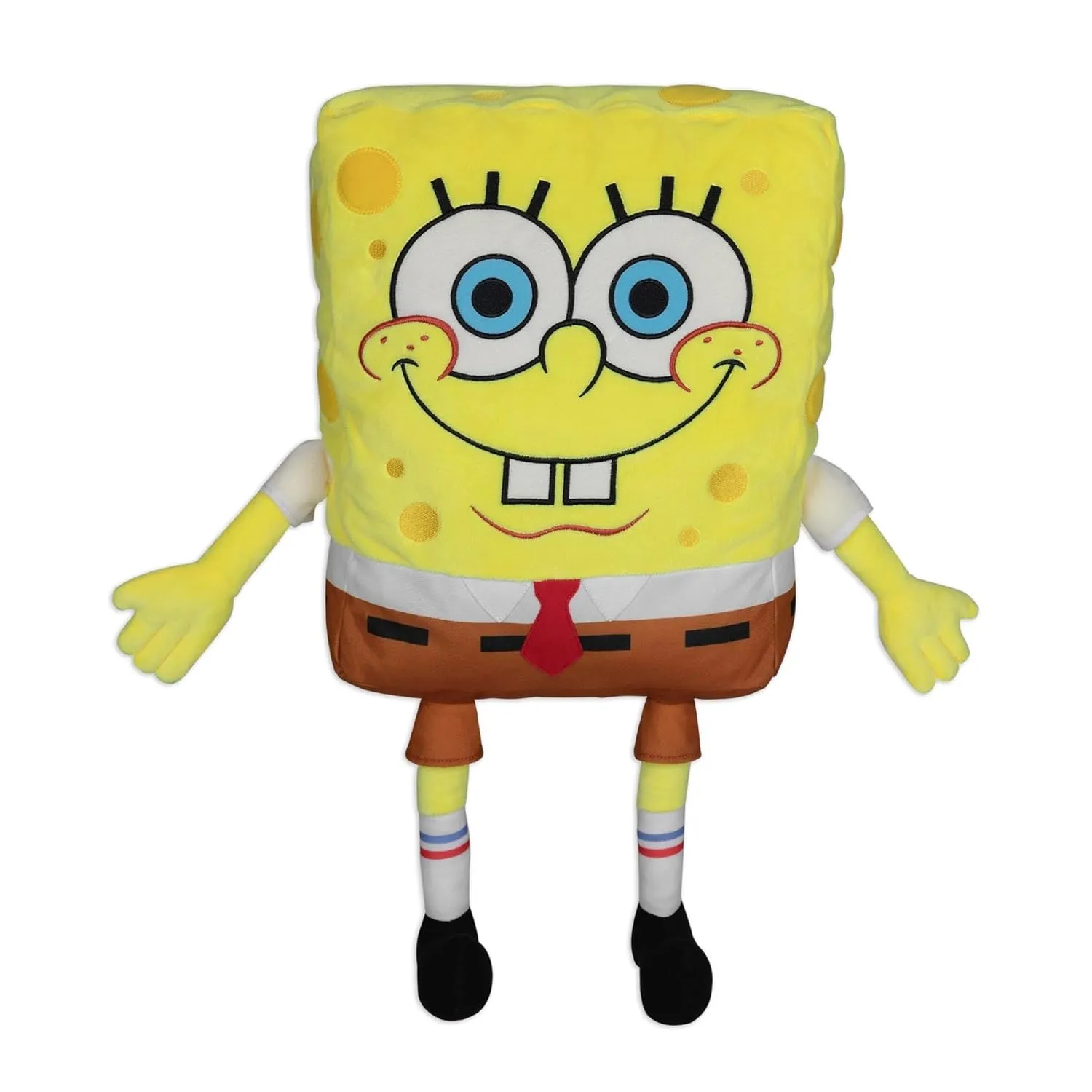 NoJo Spongebob Squarepants Plush Toddler Cuddle Pillow, Yellow