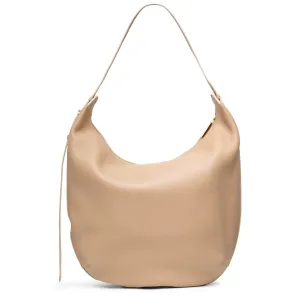 N/S Allie light beige leather bag