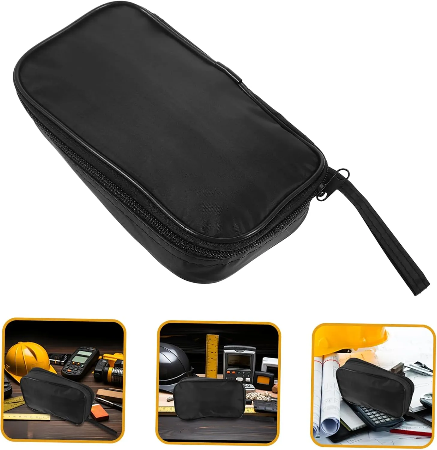 NUOBESTY Multimeter Carry Bag Portable Tool Storage Organizer for Clamp Multimeter Durable Cloth Material Lightweight Design for Easy Carrying and Protection Against Wear and Tear