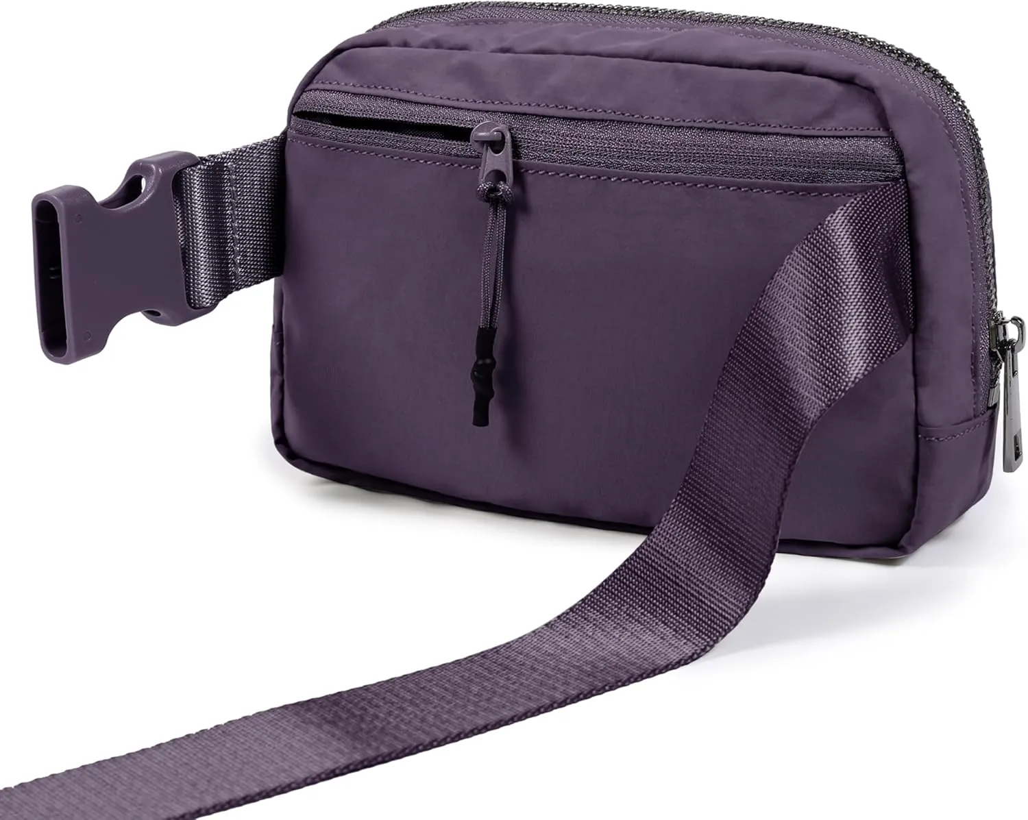 ODODOS Unisex Mini Belt Bag with Adjustable Strap Small Fanny Pack for Workout Running Traveling Hiking, Navy Cosmos