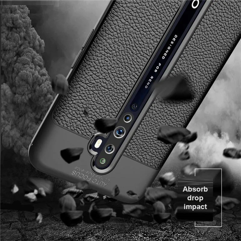 Oppo Reno 2F Leather Design TPU Case
