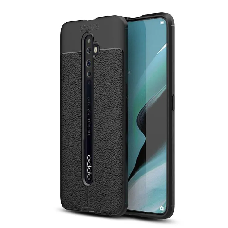 Oppo Reno 2F Leather Design TPU Case