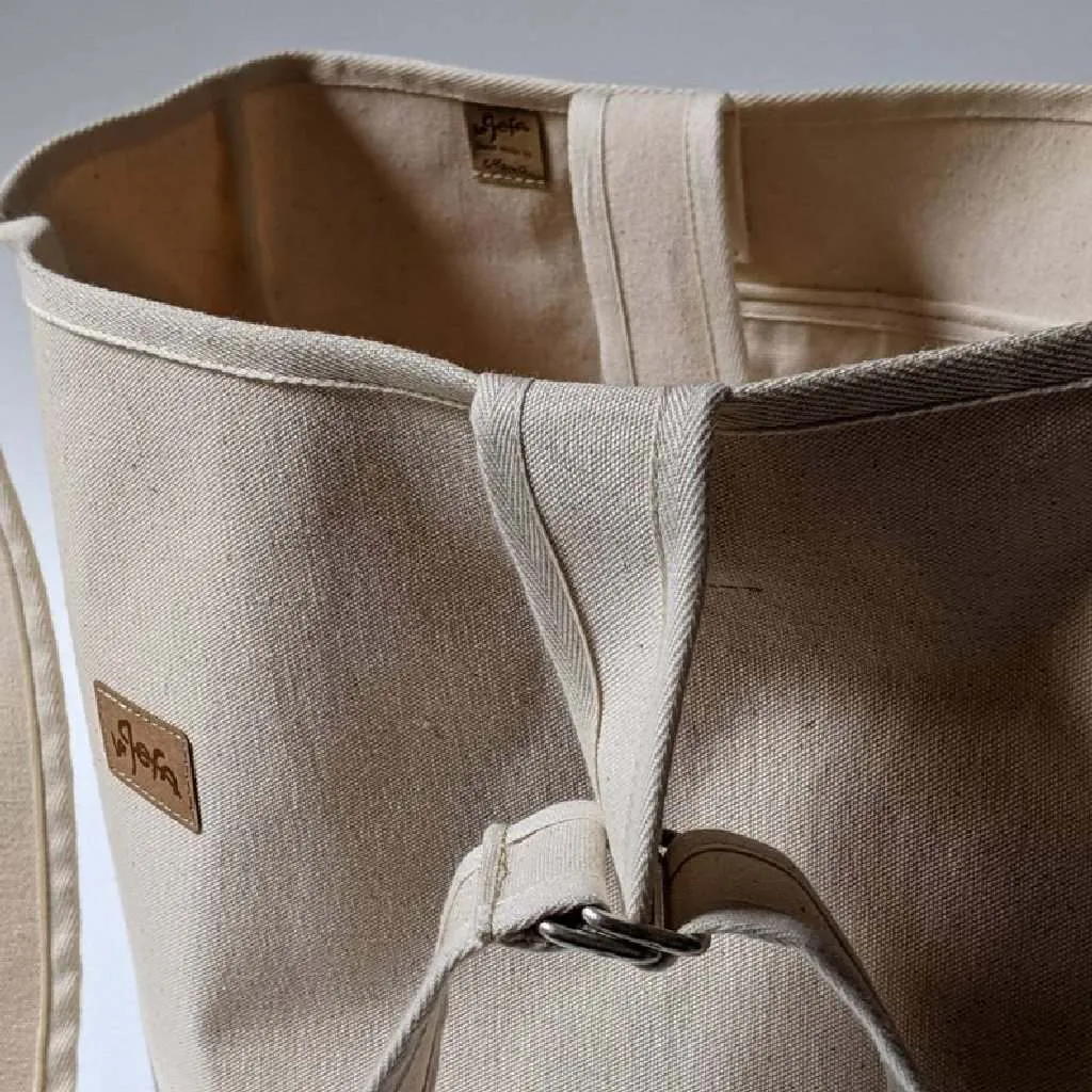 Oversized baker's tote