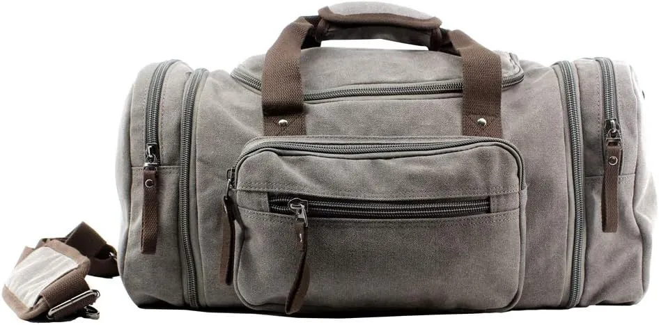 Oversized Handbag Canvas Travel Tote Luggage Weekender Duffel Bag,170804-06