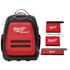 PACKOUT Tool Backpack   3-Pack Multi-Size Tool Bags