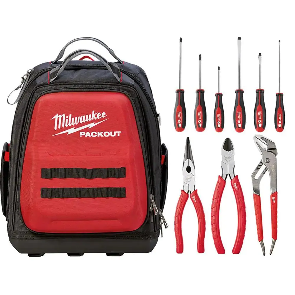 PACKOUT Tool Backpack   3-Pack Multi-Size Tool Bags