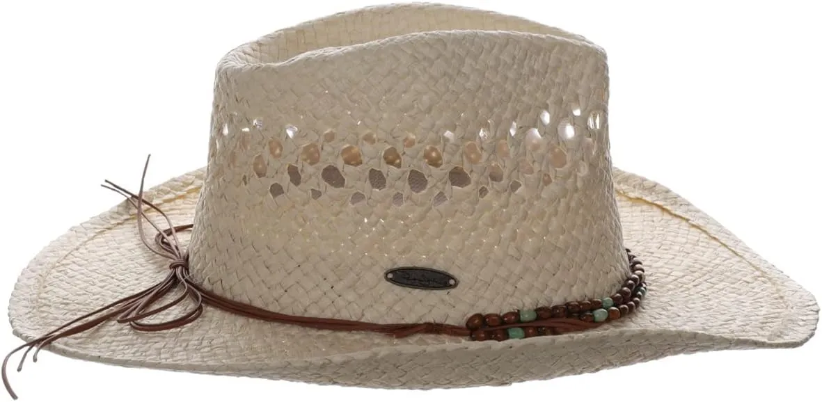 Panama Jack Drifter Sun Hat - Toyo Straw, 3 1/4" Shapeable Brim