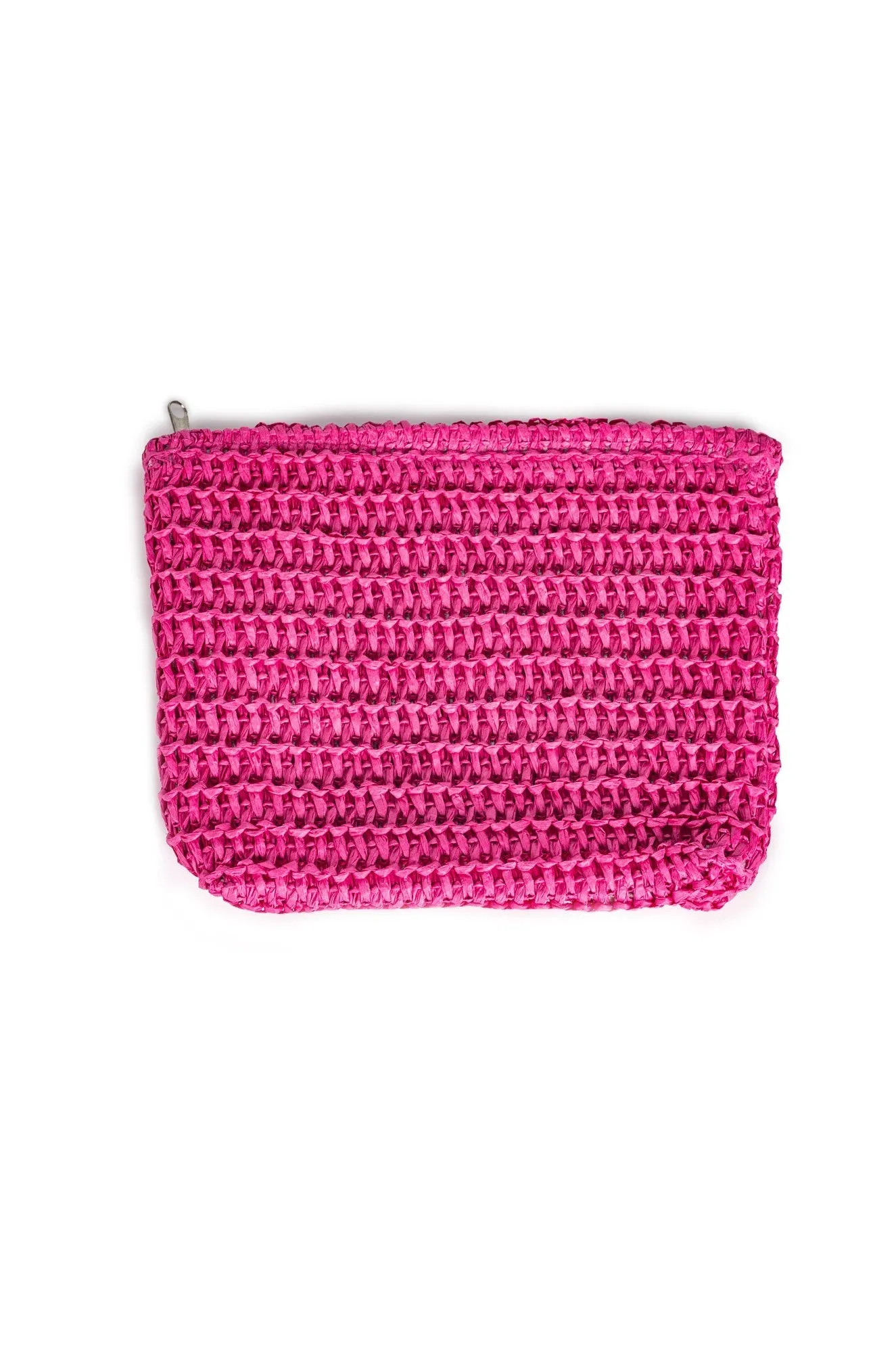 Paper crochet small bag | PINK | 0551A1