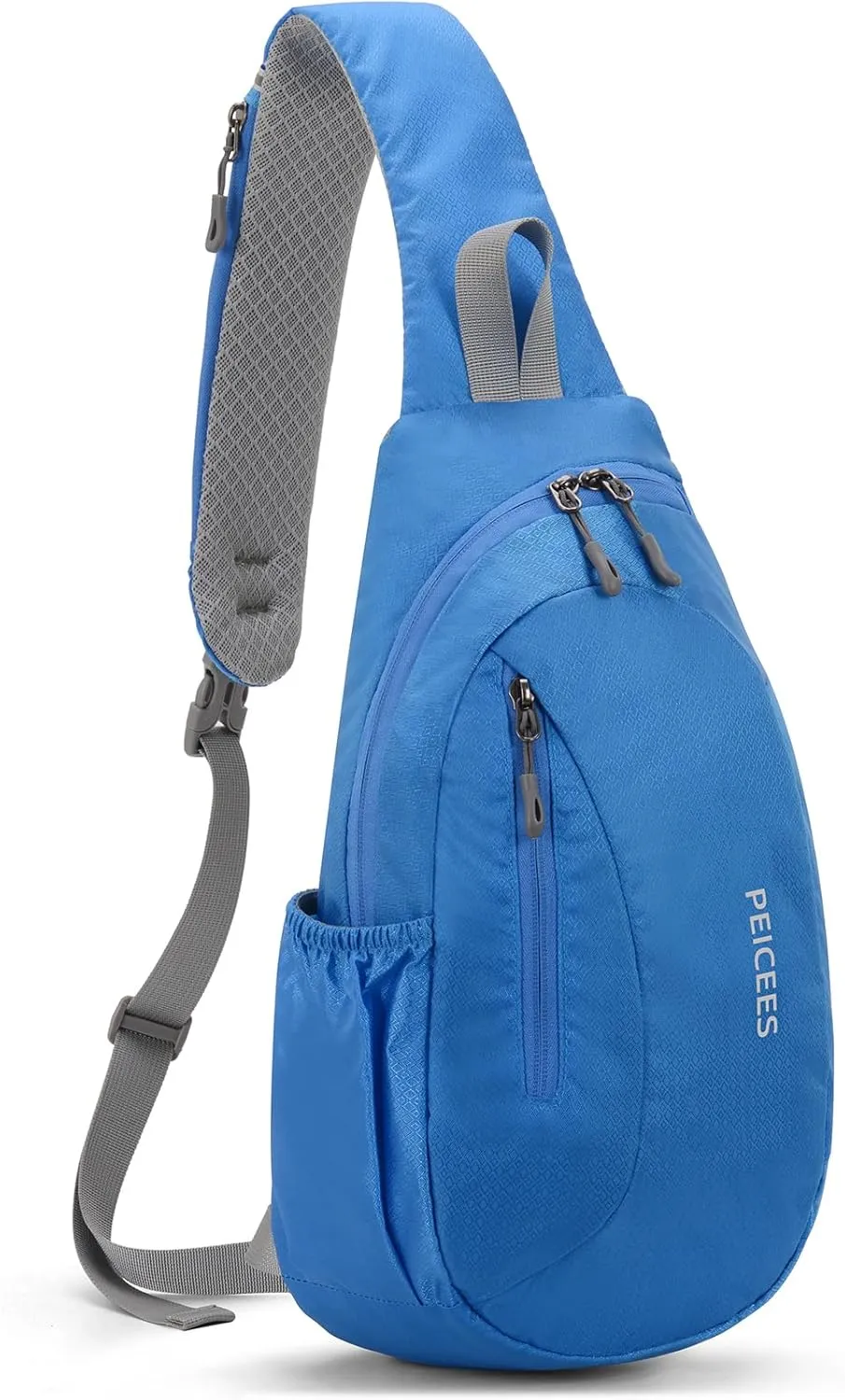 Peicees Sling Bags Men Women Shoulder Backpack Small Cross Body Chest Sling Backpack, Blue