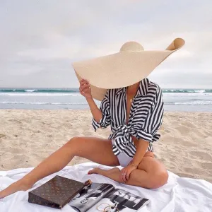 Personalised Beach Hat - Oversized