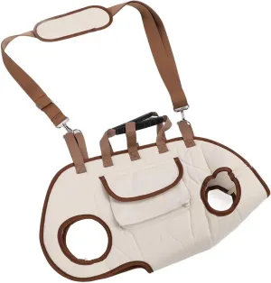 Pet Dog Sling Carrier, Dog Carry Sling Portable Breathable Multifunctional Harness Traction Travel Adjust Strap Sling Bag Carrier for Dogs Cats (XL)