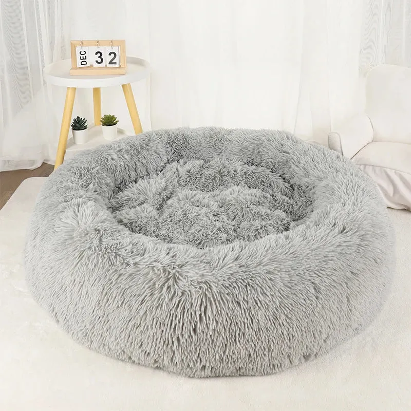 Pet Donut Beds: Plush, Washable, and Perfectly Sized for Dogs and Cats of All Sizes