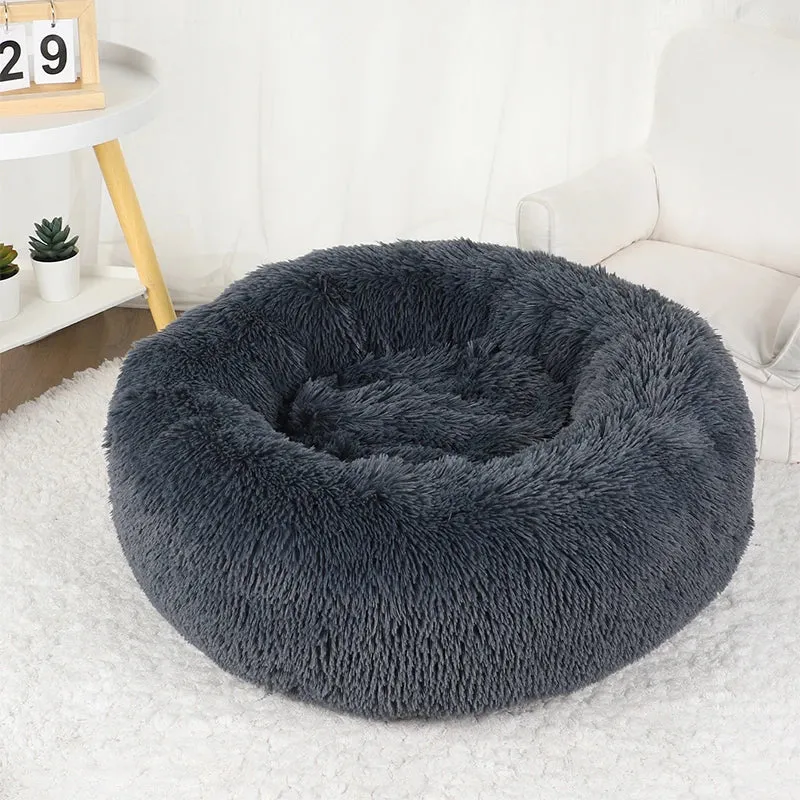 Pet Donut Beds: Plush, Washable, and Perfectly Sized for Dogs and Cats of All Sizes
