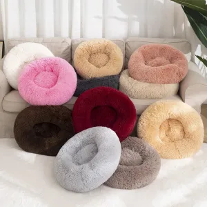 Pet Donut Beds: Plush, Washable, and Perfectly Sized for Dogs and Cats of All Sizes