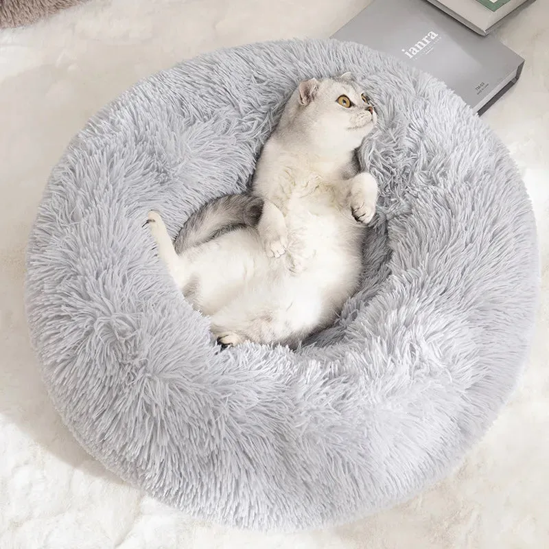 Pet Donut Beds: Plush, Washable, and Perfectly Sized for Dogs and Cats of All Sizes