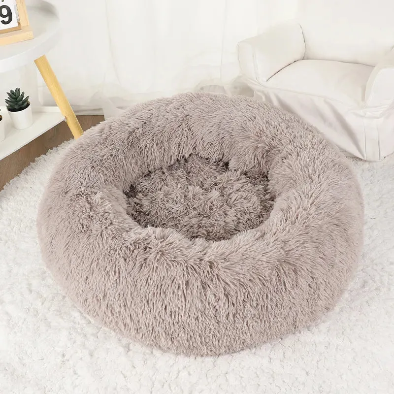 Pet Donut Beds: Plush, Washable, and Perfectly Sized for Dogs and Cats of All Sizes