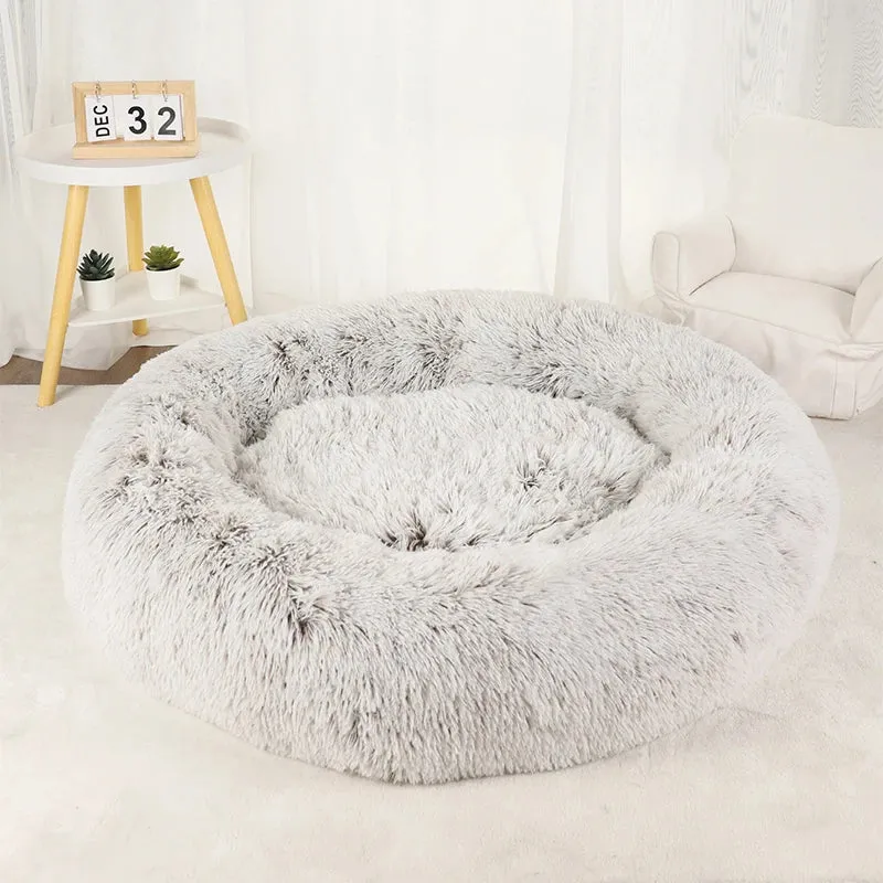 Pet Donut Beds: Plush, Washable, and Perfectly Sized for Dogs and Cats of All Sizes