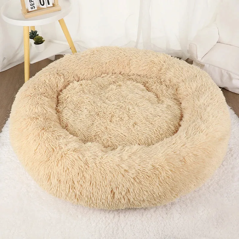 Pet Donut Beds: Plush, Washable, and Perfectly Sized for Dogs and Cats of All Sizes