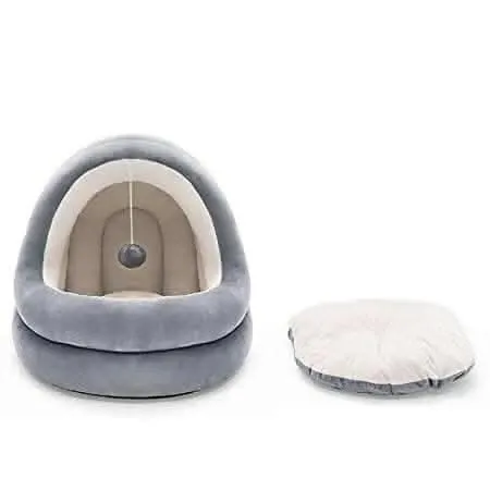 PetGains PGE Washable Plush Cat & Dog Sofa Nest Bed